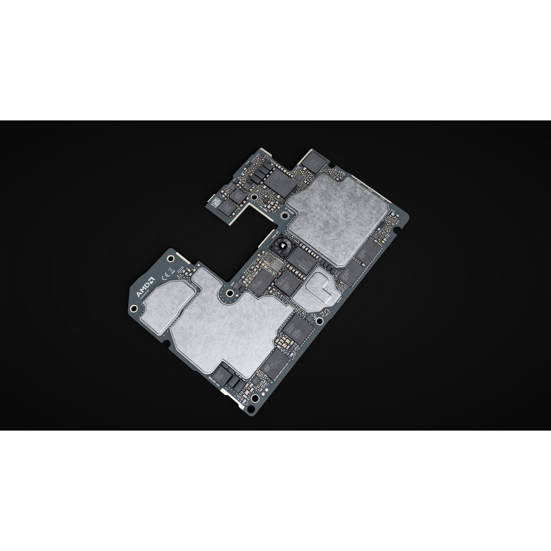 Electronic Board 3D Model – Detailed Circuit Design, FBX & OBJ Formats - View 7