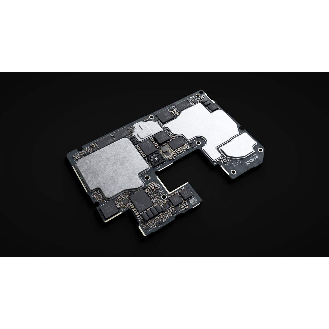 Electronic Board 3D Model – Detailed Circuit Design, FBX & OBJ Formats - View 8