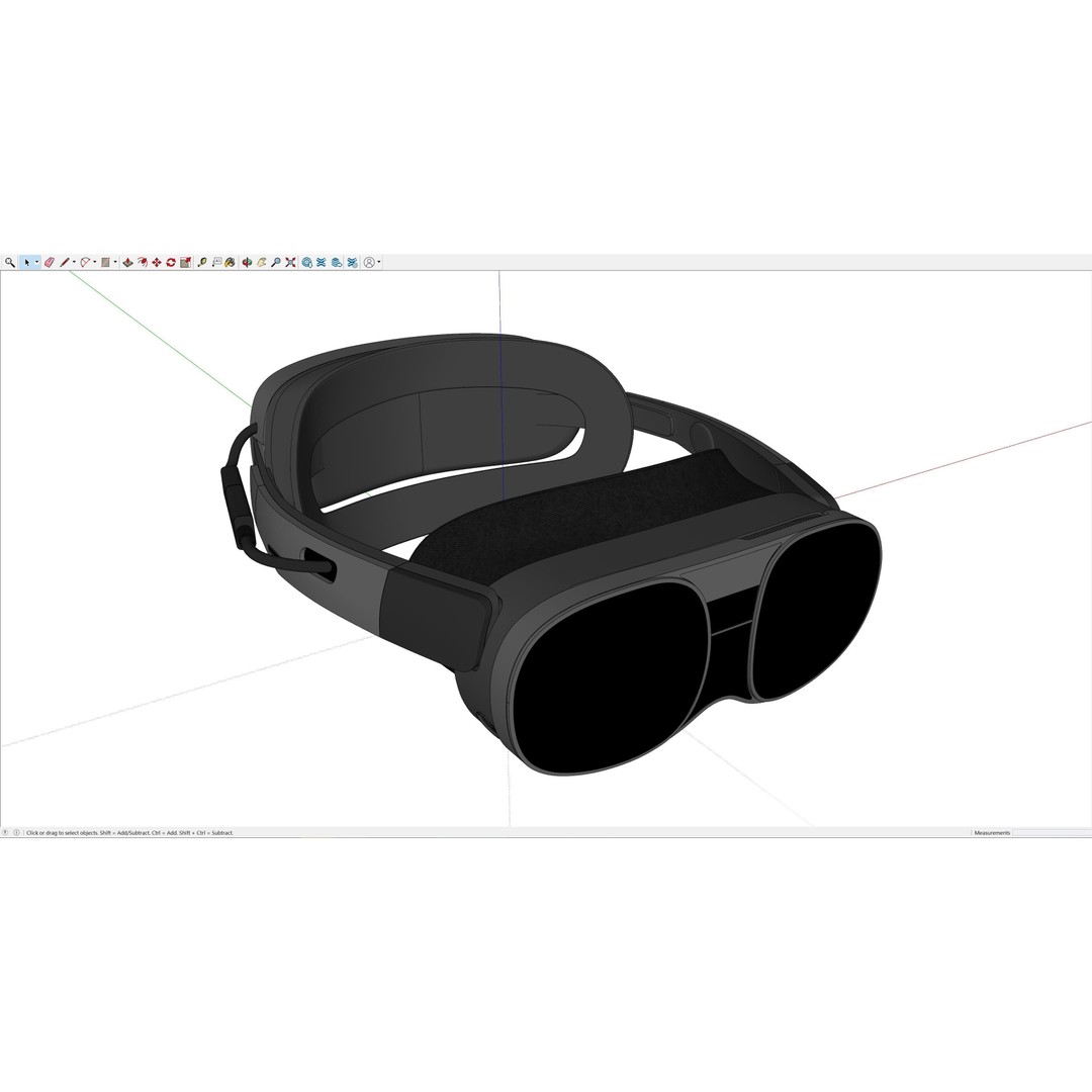 VIVE XR Elite 3D Model – High Detail VR Headset, PBR Textures, FBX