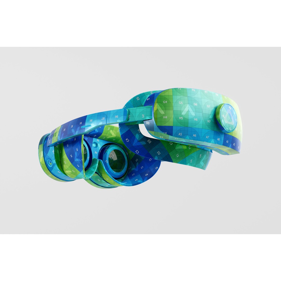 VIVE XR Elite 3D Model – High Detail VR Headset, PBR Textures, FBX - View 10