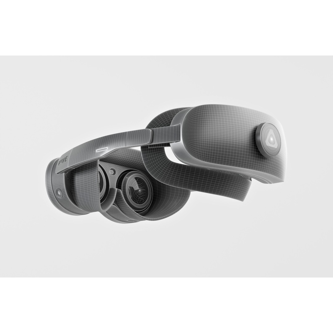 VIVE XR Elite 3D Model – High Detail VR Headset, PBR Textures, FBX - View 12