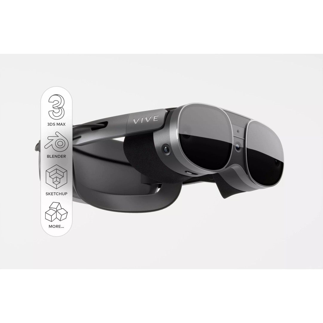 VIVE XR Elite 3D Model – High Detail VR Headset, PBR Textures, FBX - View 2