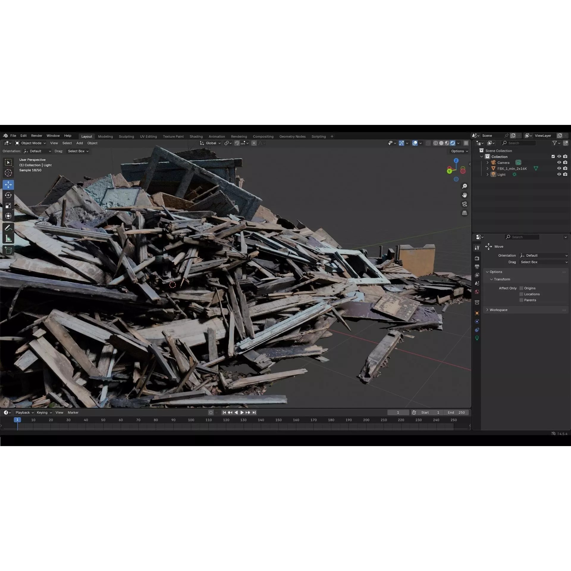 Garbage and Furniture - Game-Ready 3D Model