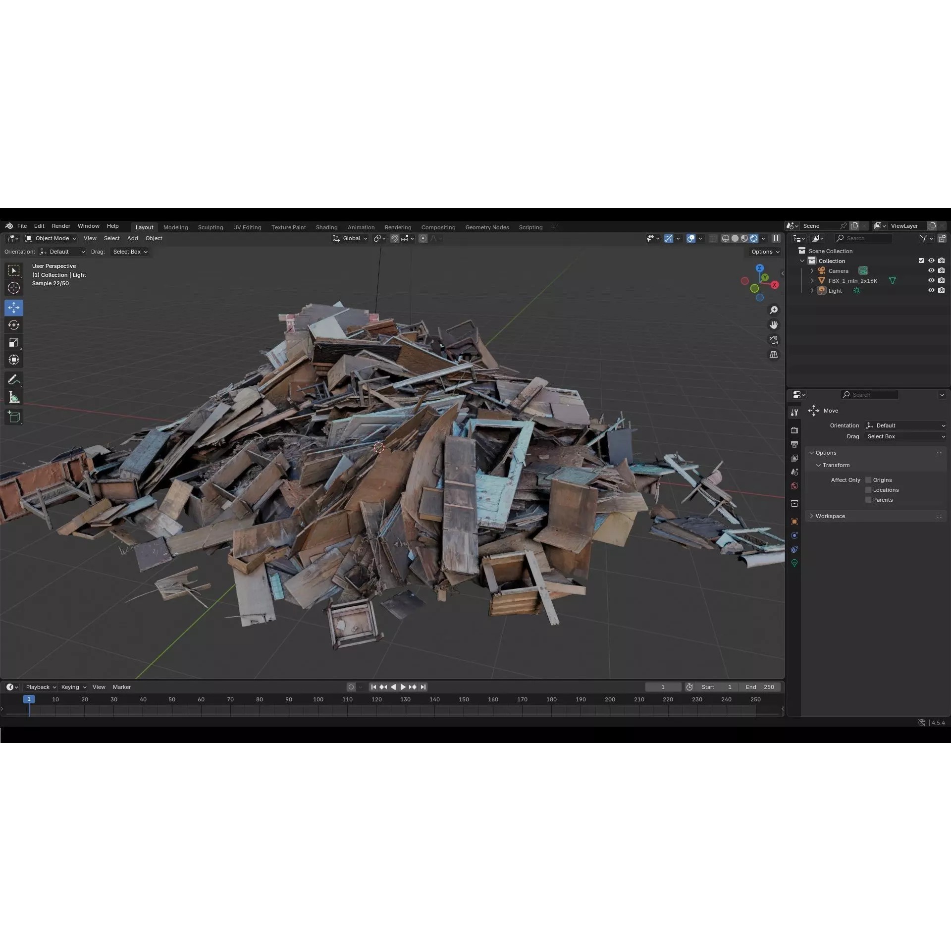 Garbage and Furniture - Game-Ready 3D Model - View 11