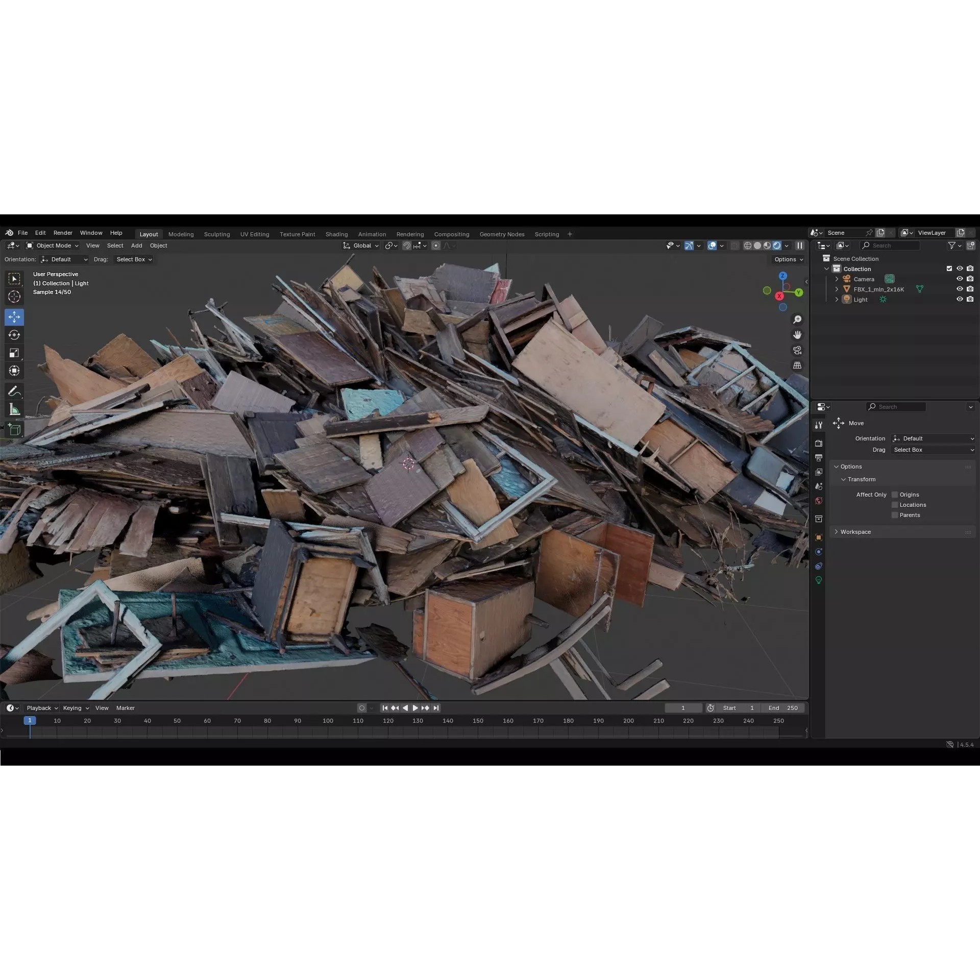 Garbage and Furniture - Game-Ready 3D Model - View 12