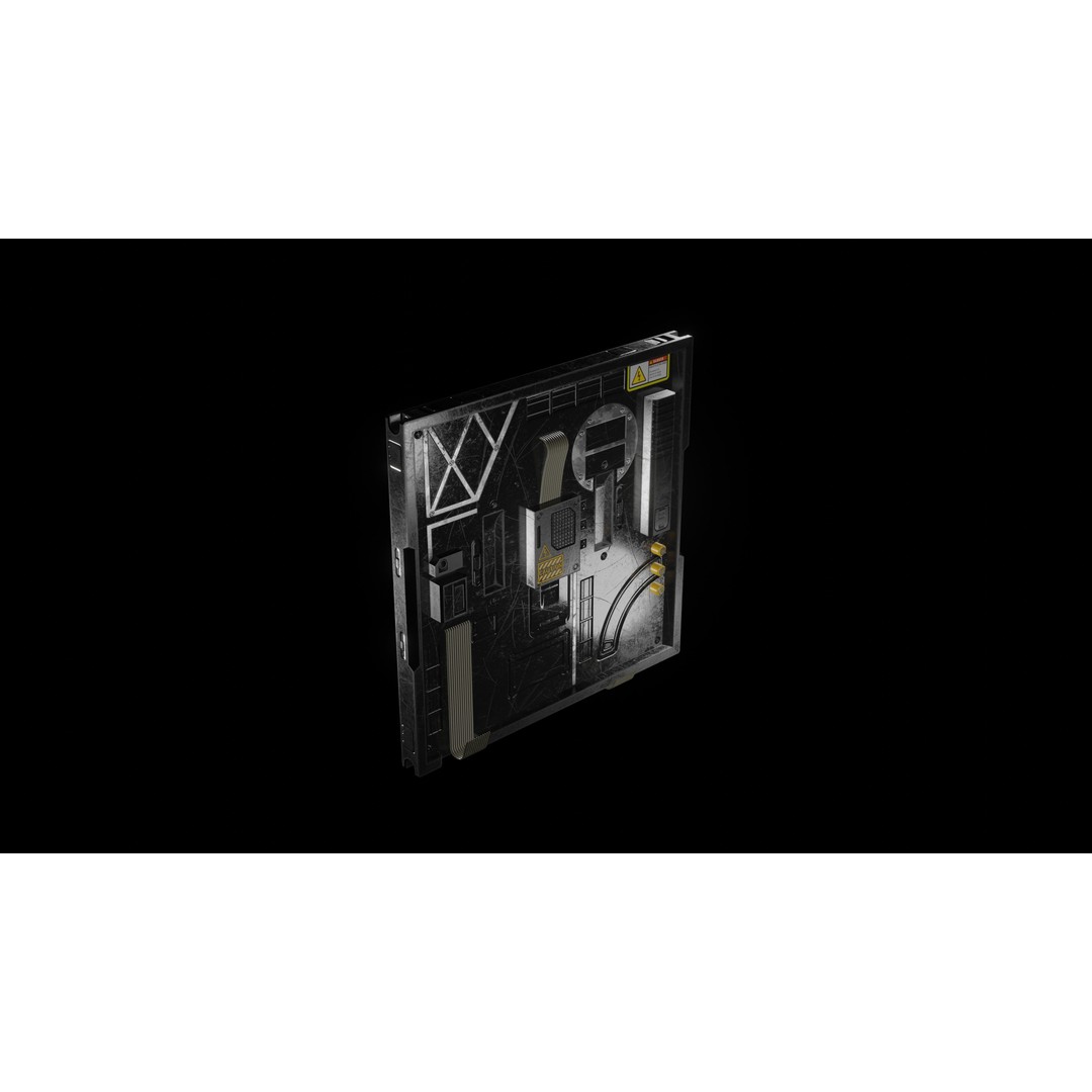 Modular TV Screen 3D Model – Low Poly Game Asset, PBR Textures, Blender - View 16