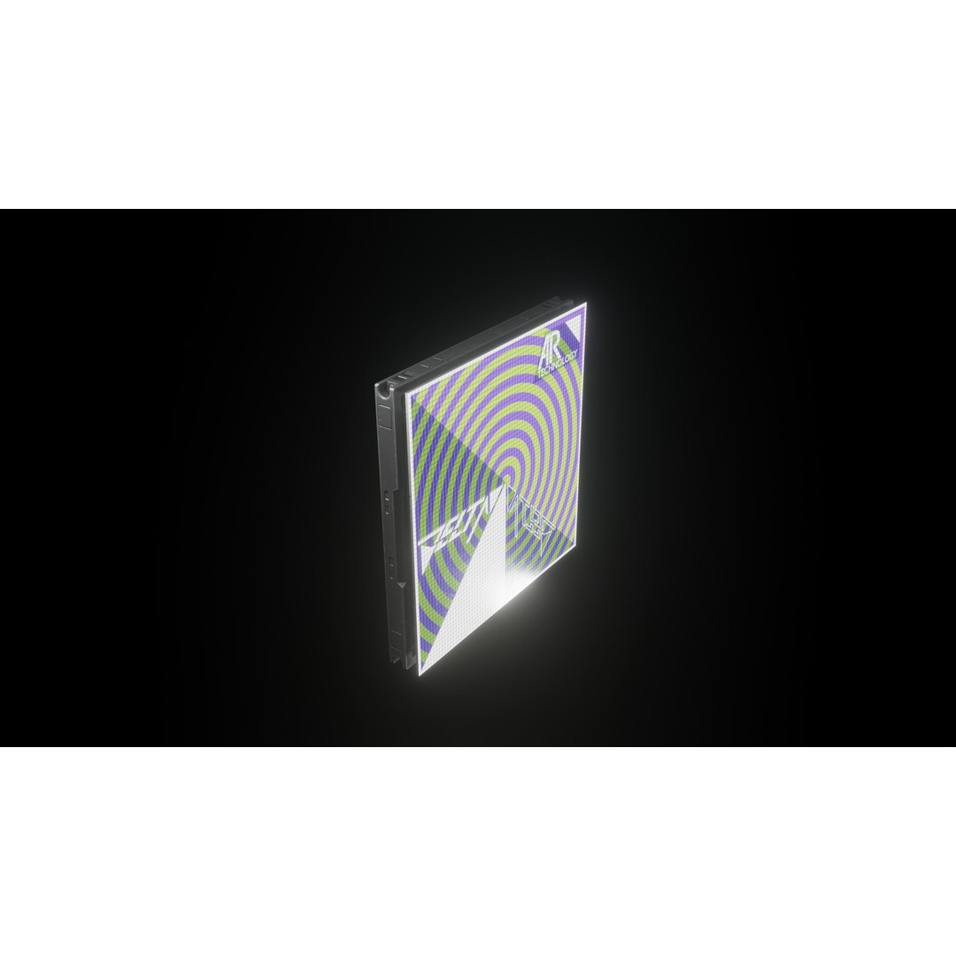 Modular TV Screen 3D Model – Low Poly Game Asset, PBR Textures, Blender - View 17