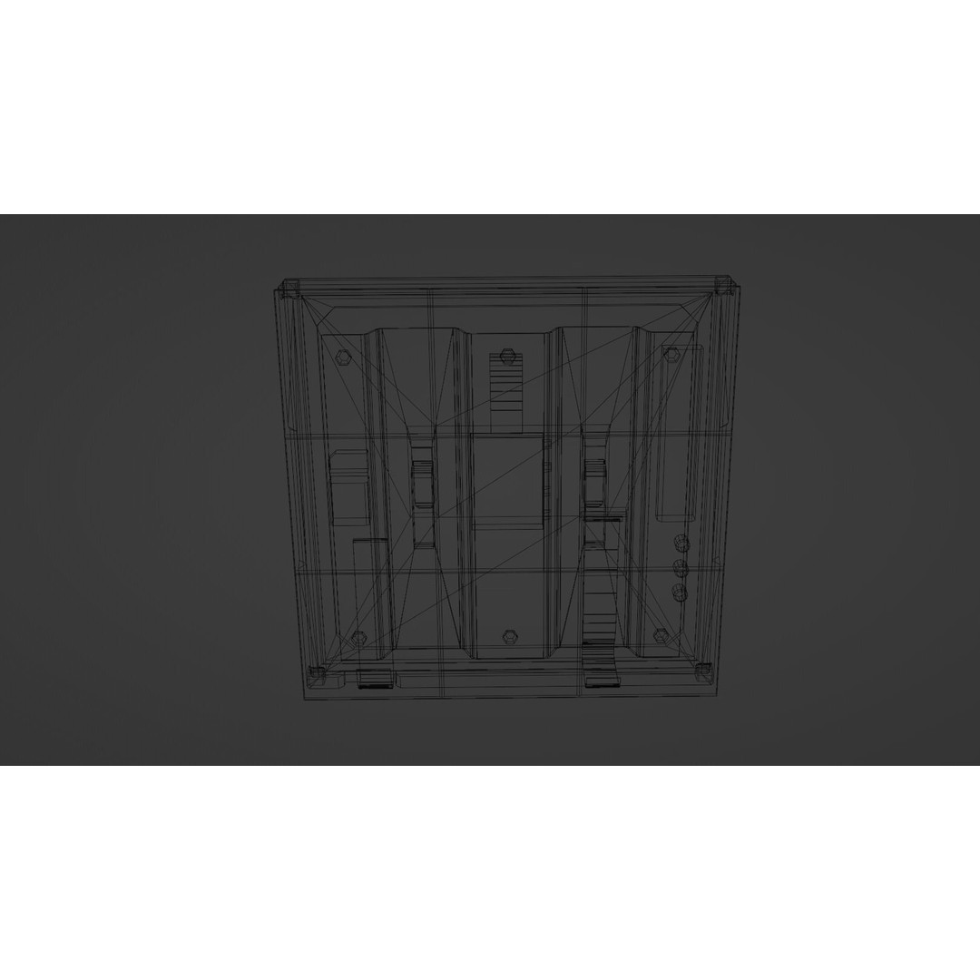 Modular TV Screen 3D Model – Low Poly Game Asset, PBR Textures, Blender - View 20