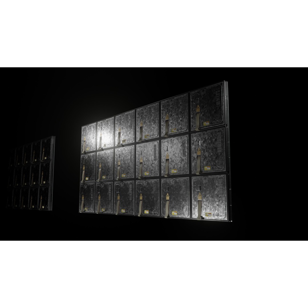 Modular TV Screen 3D Model – Low Poly Game Asset, PBR Textures, Blender - View 5