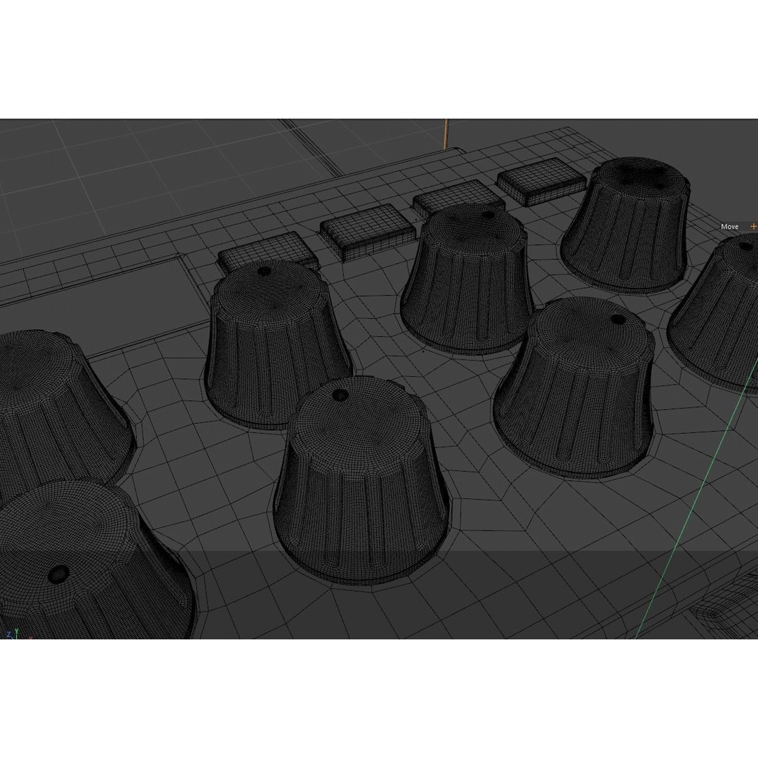 Akai MPK Mini 3D Model – Detailed Audio Controller, C4D, FBX, OBJ - View 11