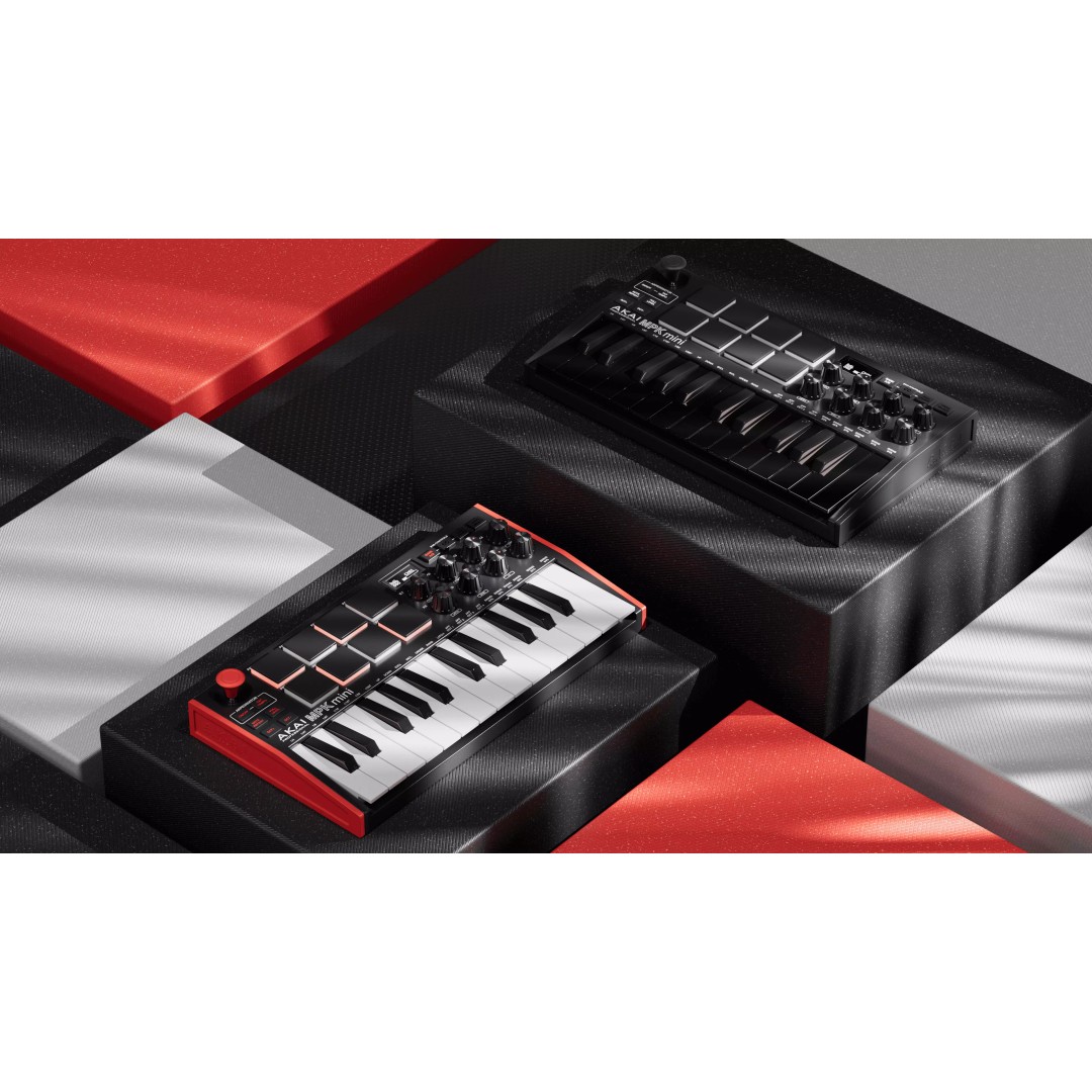 Akai MPK Mini 3D Model – Detailed Audio Controller, C4D, FBX, OBJ - View 2