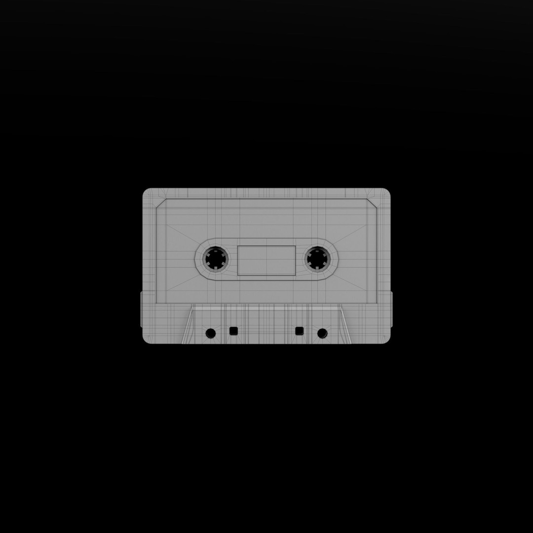 Audio Cassette Tape 3D Model – High Quality Textured Asset, FBX, OBJ - View 10