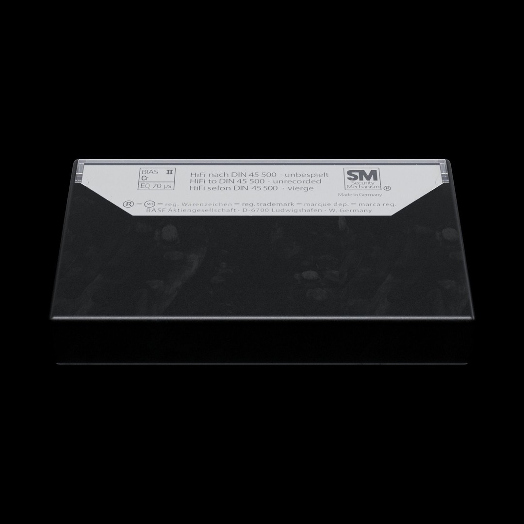 Audio Cassette Tape 3D Model – High Quality Textured Asset, FBX, OBJ - View 7