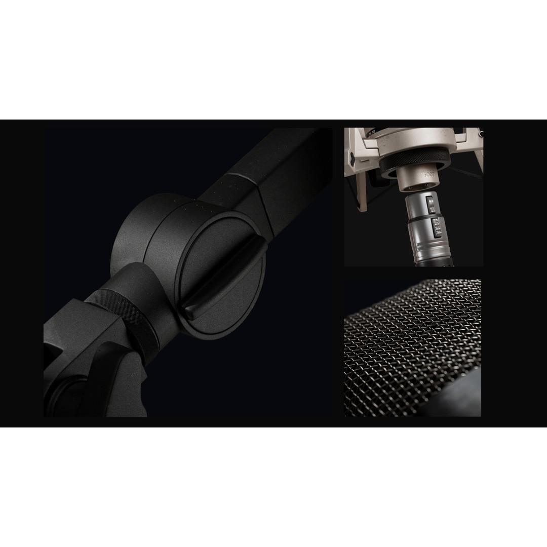 Neumann Microphone 3D Model – High Poly PBR Asset, FBX/OBJ - View 5