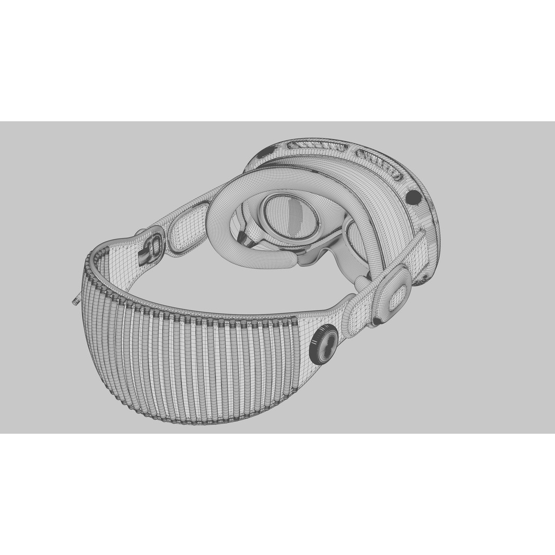 Apple Vision Pro 3D Model – High Quality Augmented Reality Asset, FBX, Blender