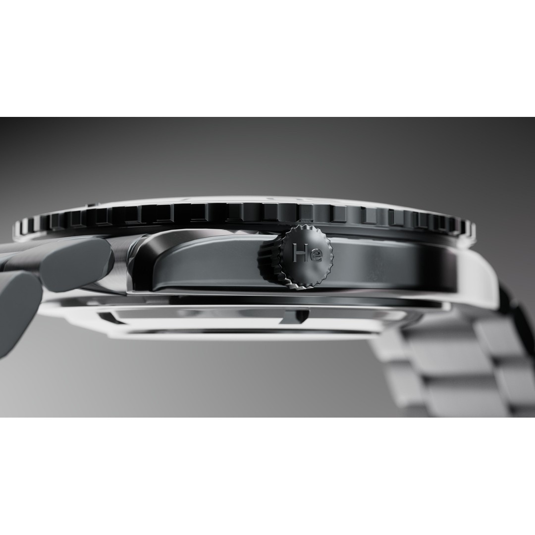 Omega Seamaster Planet Ocean 3D Model – Low Poly Animated Watch, FBX/OBJ - View 20