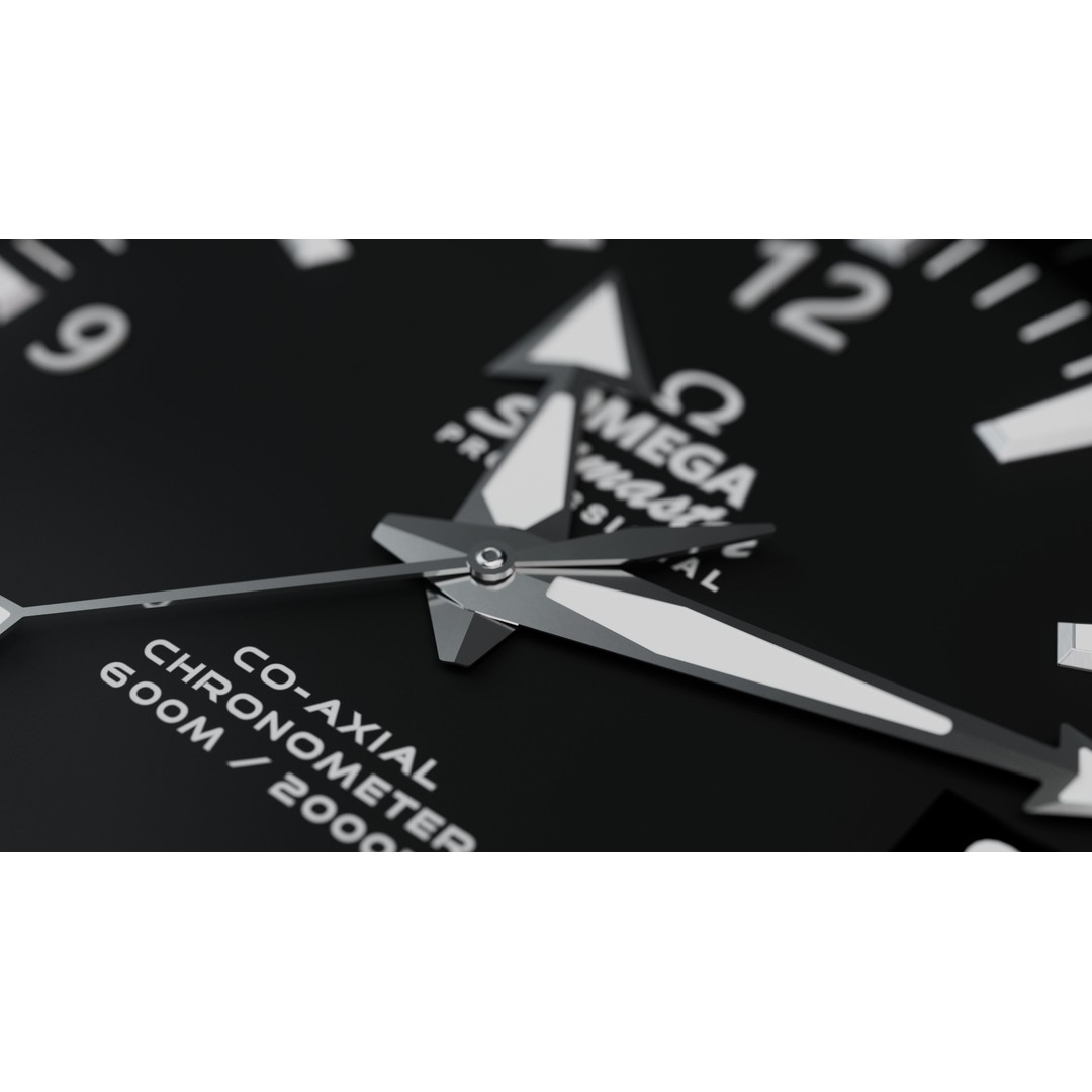 Omega Seamaster Planet Ocean 3D Model – Low Poly Animated Watch, FBX/OBJ - View 22