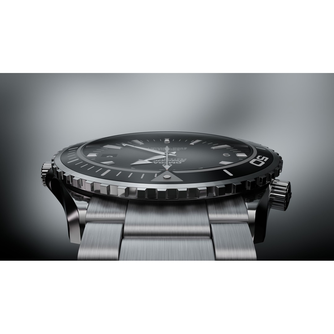 Omega Seamaster Planet Ocean 3D Model – Low Poly Animated Watch, FBX/OBJ - View 5