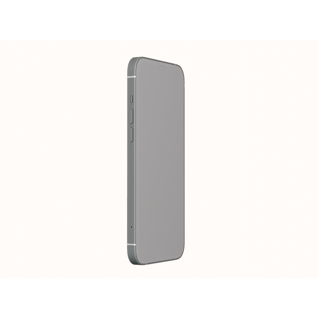 iPhone 12 Pro Max Graphite 3D Model – PBR Textures, FBX & OBJ Formats - View 17