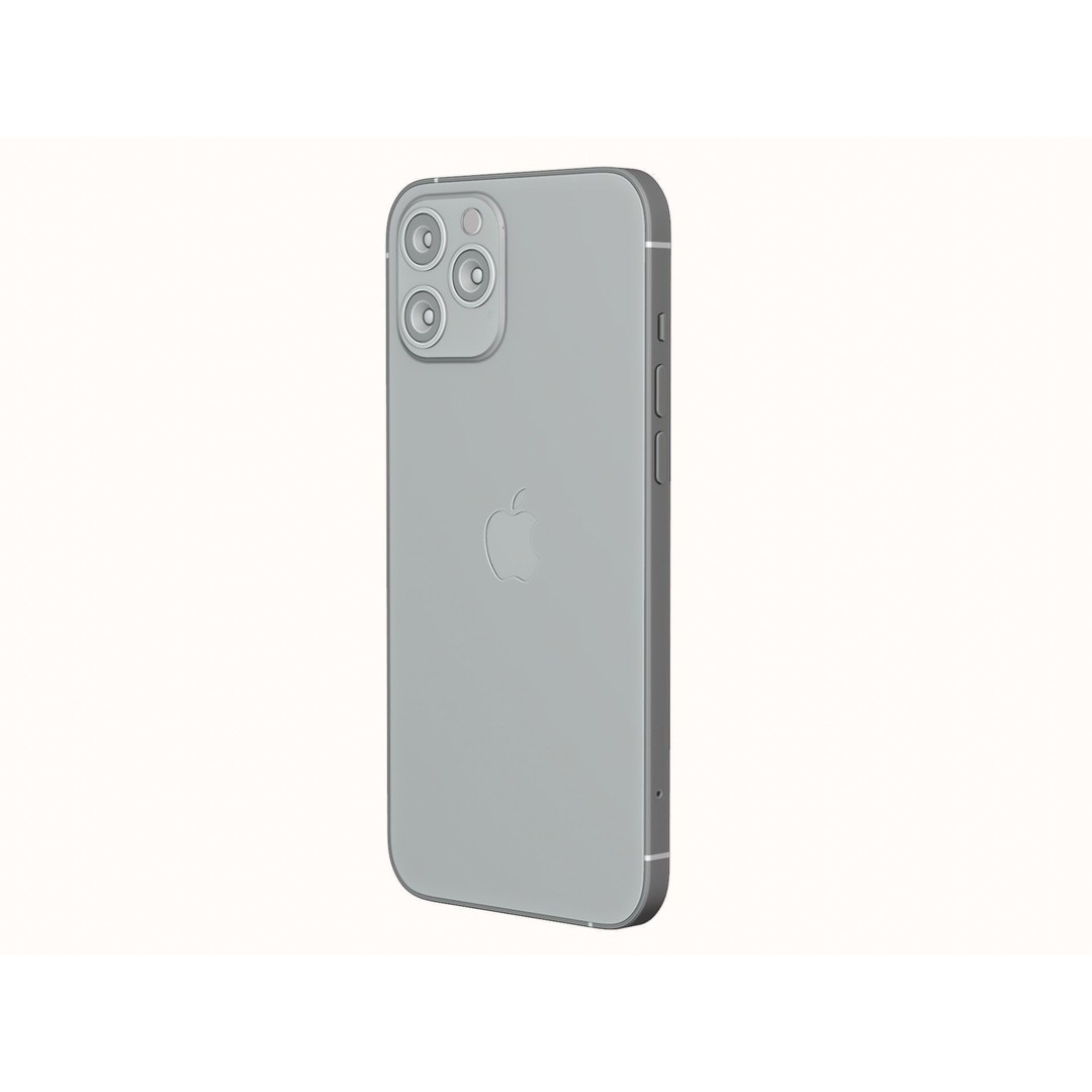 iPhone 12 Pro Max Graphite 3D Model – PBR Textures, FBX & OBJ Formats - View 20