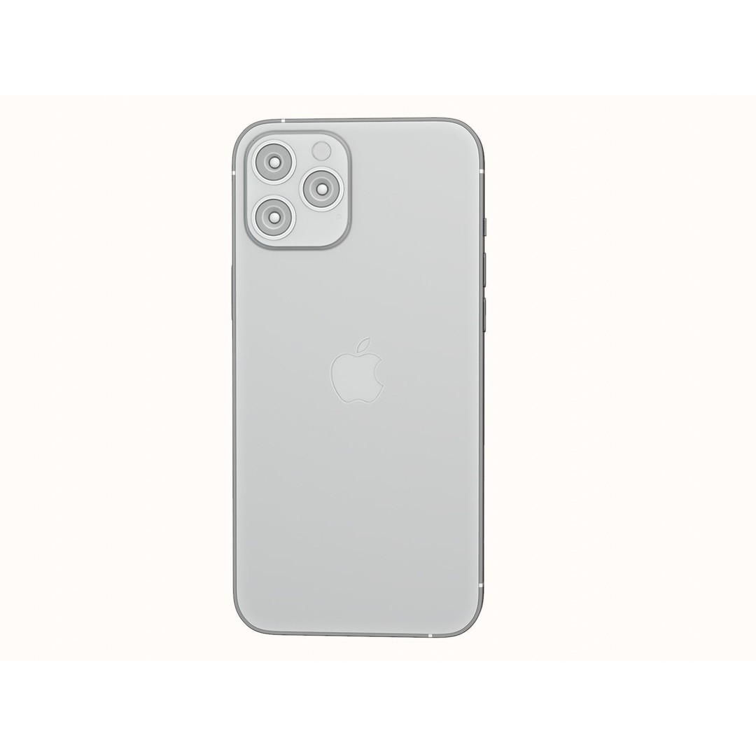 iPhone 12 Pro Max Graphite 3D Model – PBR Textures, FBX & OBJ Formats - View 21