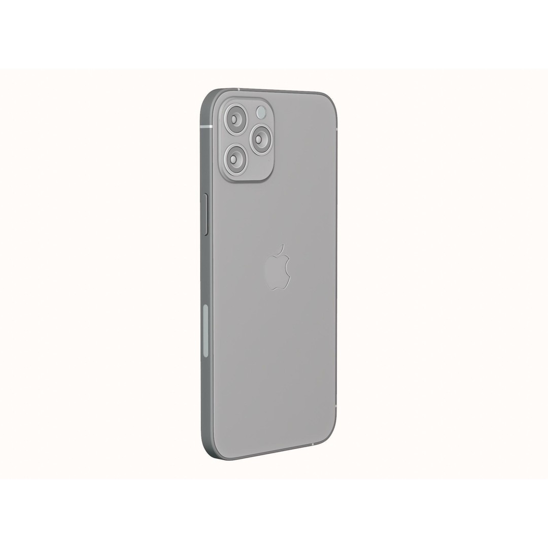iPhone 12 Pro Max Graphite 3D Model – PBR Textures, FBX & OBJ Formats - View 22