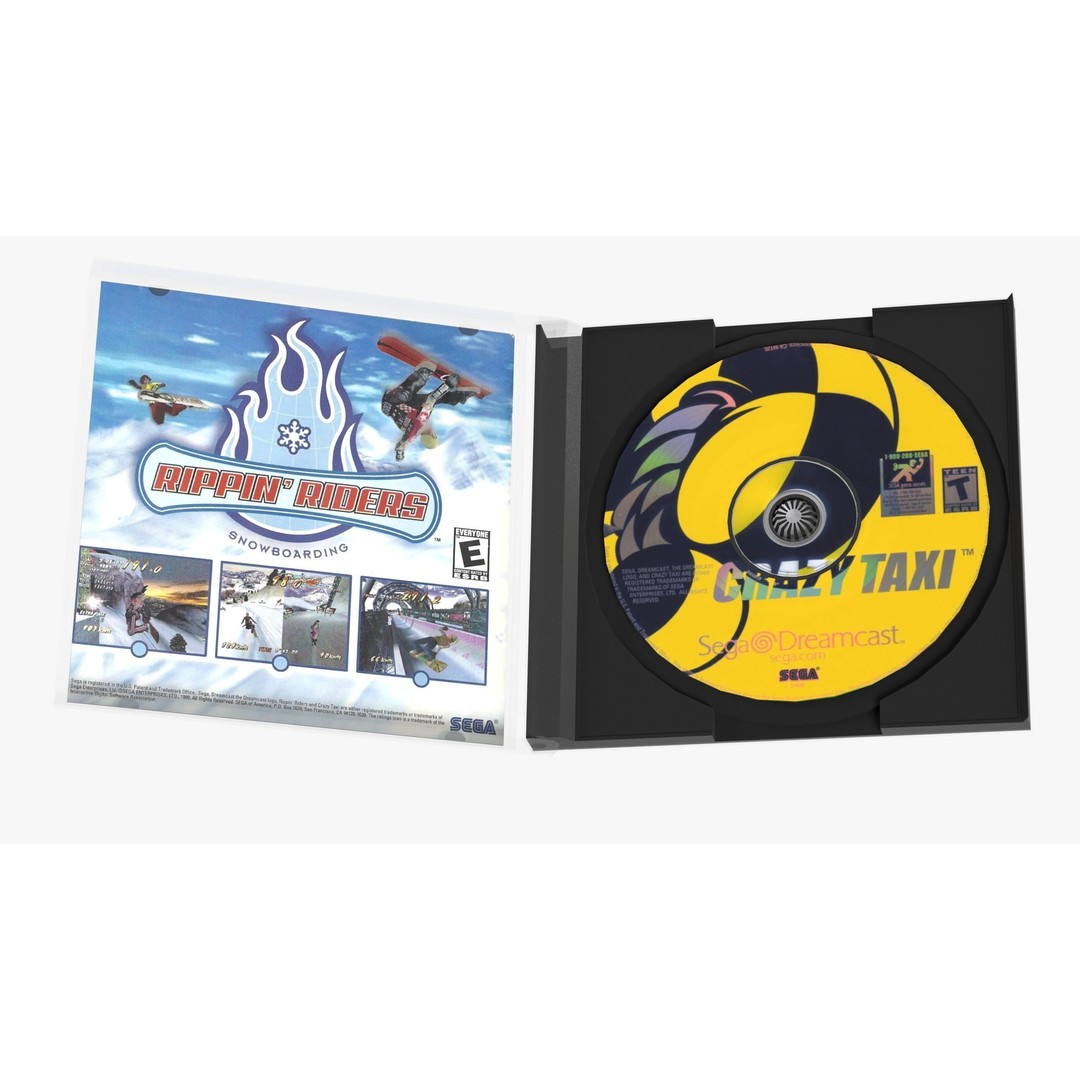 Sega Dreamcast 3D Model – Low Poly Console & Accessories, FBX - View 26