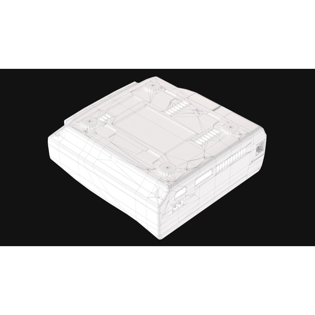 Sega Dreamcast 3D Model – Low Poly Console & Accessories, FBX - View 33