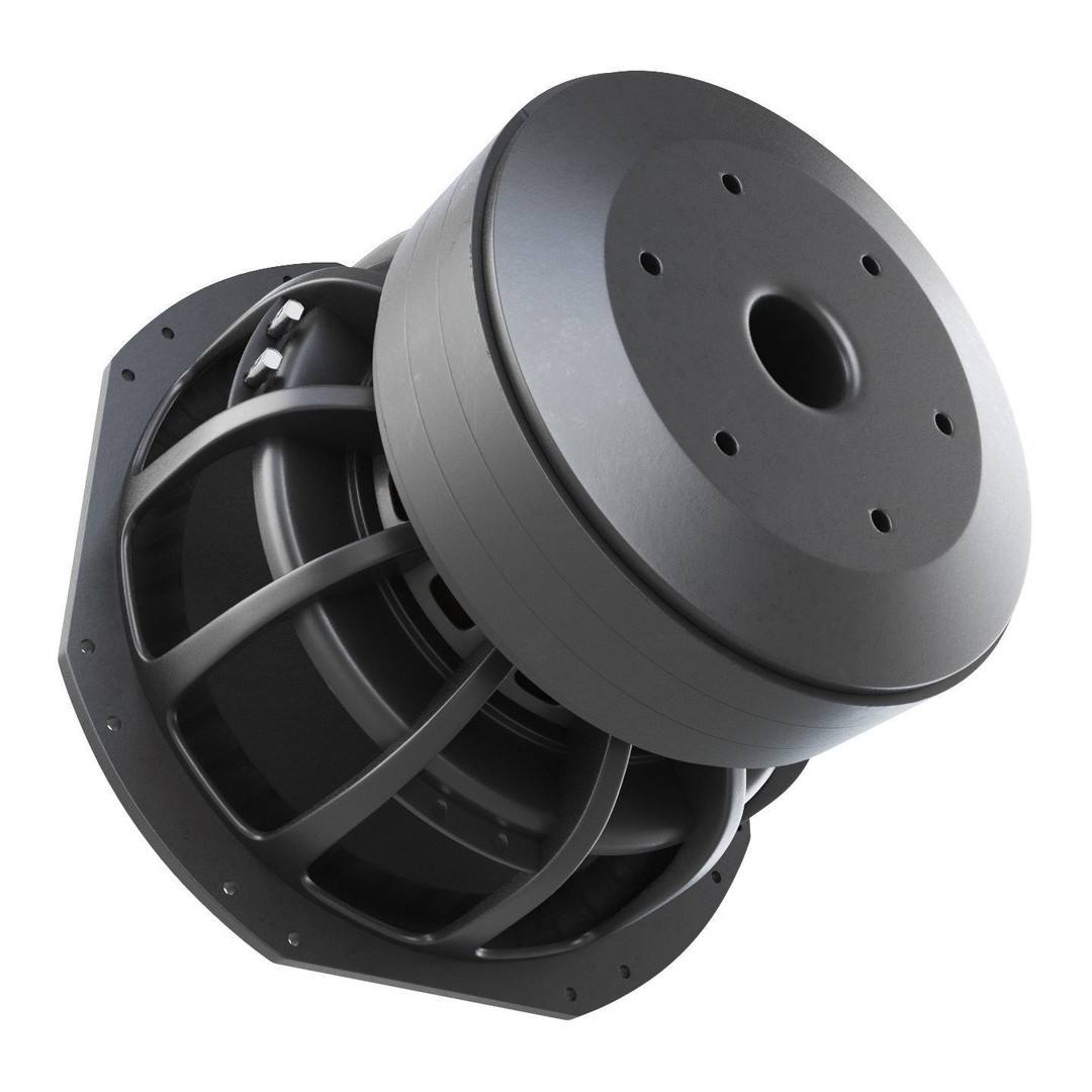 Pride S5 15 Subwoofer 3D Model – High Poly PBR Asset, FBX - View 11