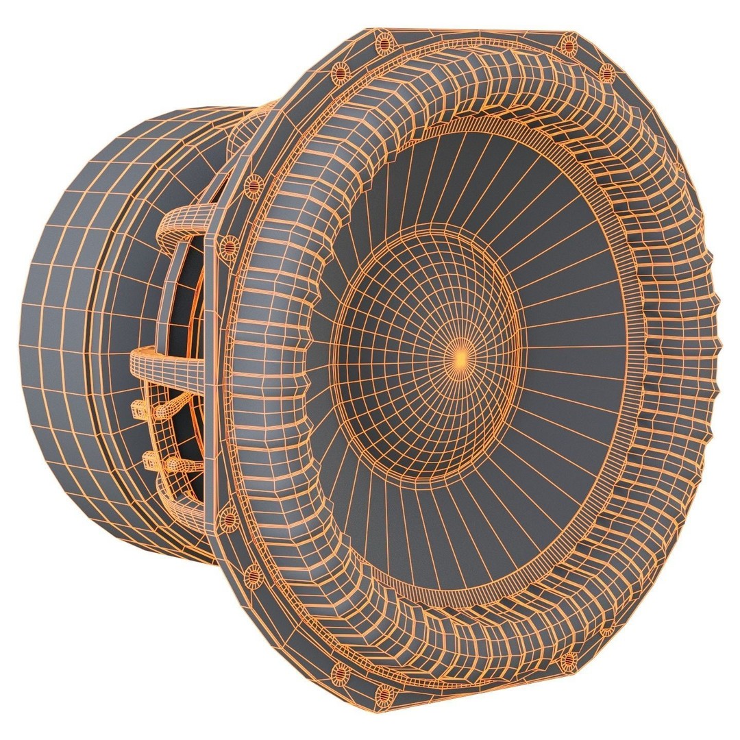 Pride S5 15 Subwoofer 3D Model – High Poly PBR Asset, FBX - View 14