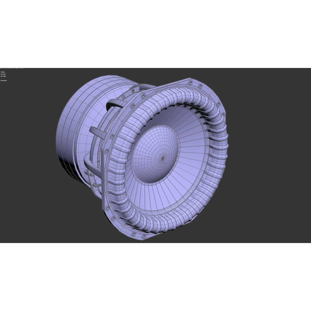 Pride S5 15 Subwoofer 3D Model – High Poly PBR Asset, FBX - View 17