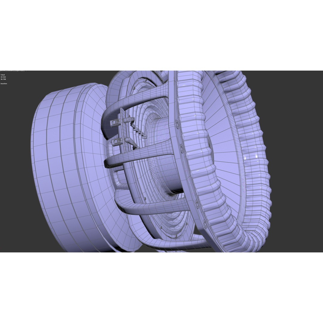 Pride S5 15 Subwoofer 3D Model – High Poly PBR Asset, FBX - View 18