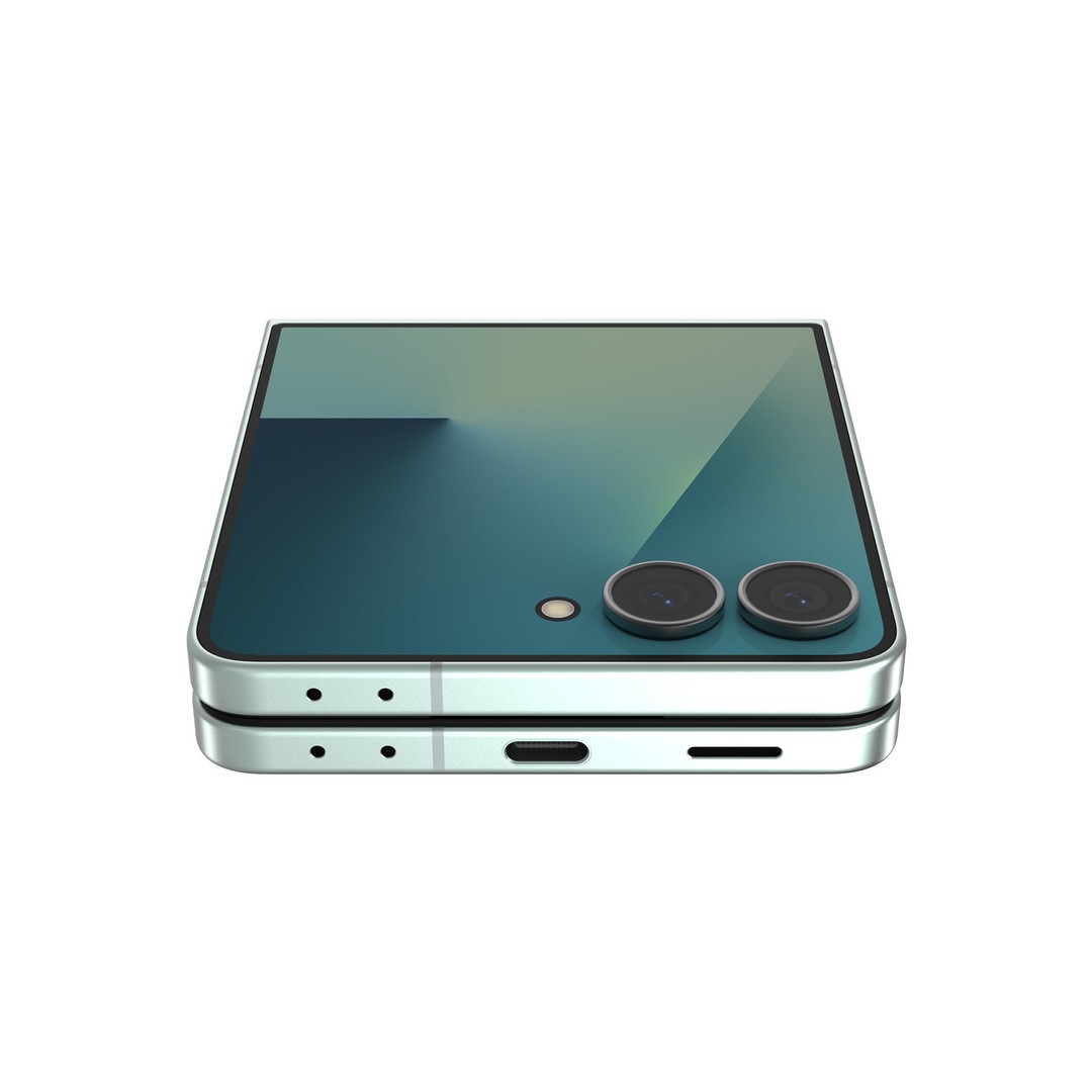 SAMSUNG Galaxy Z Flip 7 3D Model – High-Quality Smartphone Asset, FBX, OBJ - View 18