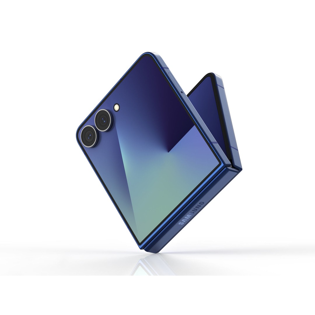 SAMSUNG Galaxy Z Flip 7 3D Model – High-Quality Smartphone Asset, FBX, OBJ - View 19