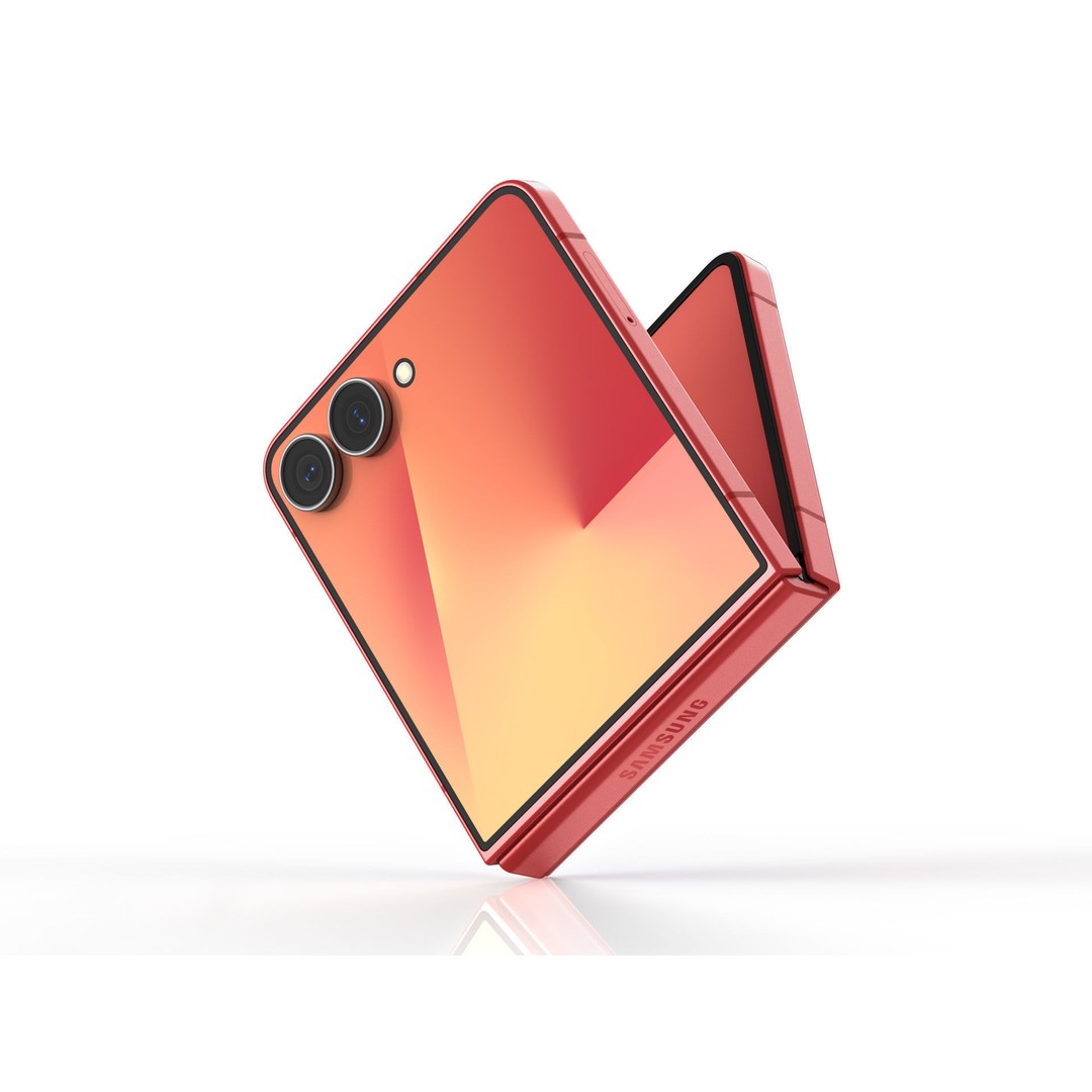 SAMSUNG Galaxy Z Flip 7 3D Model – High-Quality Smartphone Asset, FBX, OBJ - View 20