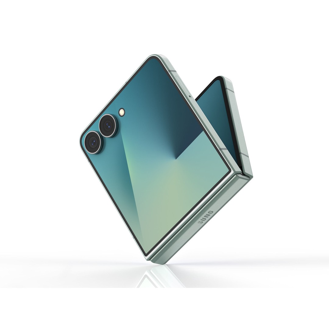 SAMSUNG Galaxy Z Flip 7 3D Model – High-Quality Smartphone Asset, FBX, OBJ - View 22