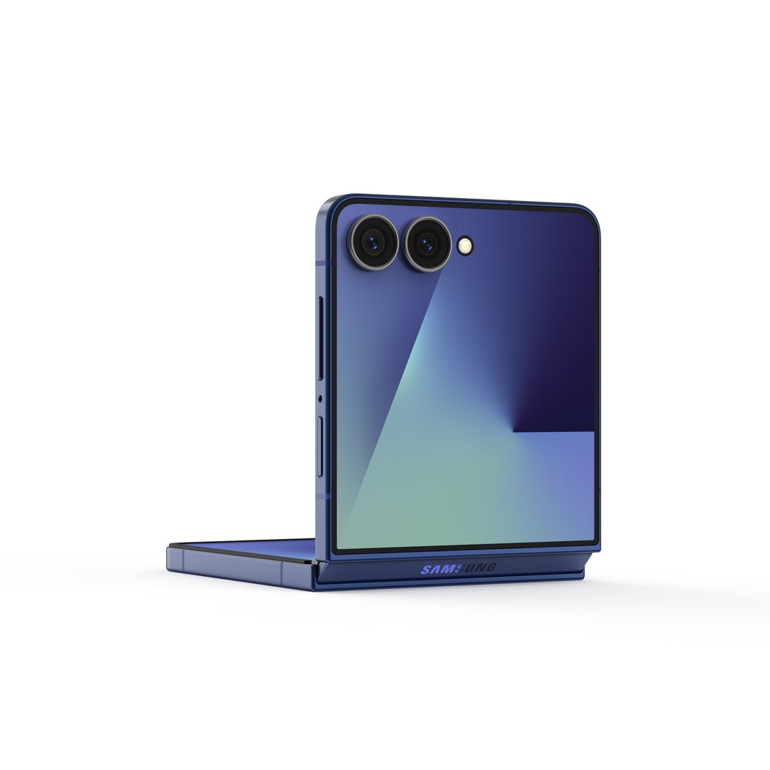 SAMSUNG Galaxy Z Flip 7 3D Model – High-Quality Smartphone Asset, FBX, OBJ - View 27