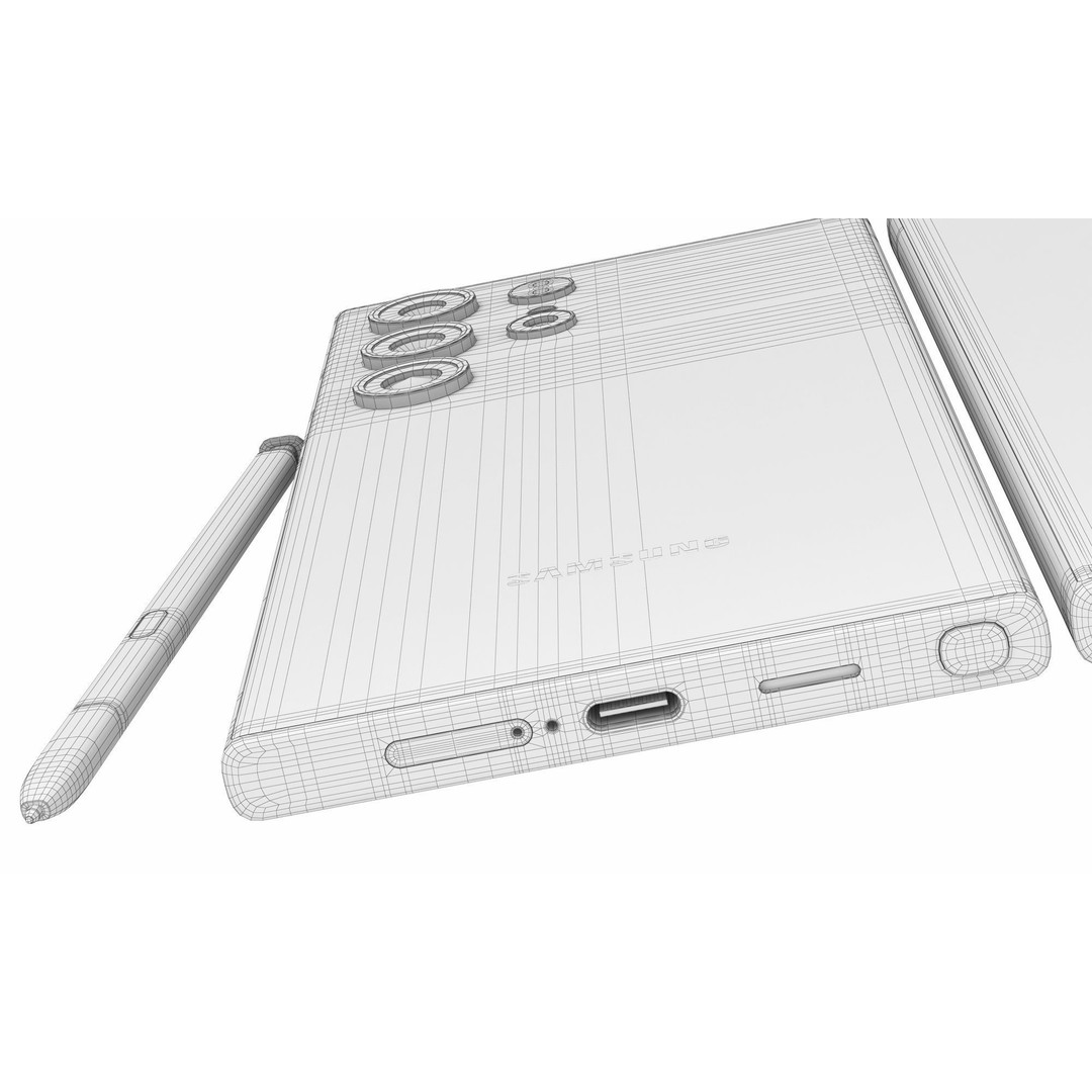 Samsung Galaxy S24 Ultra 3D Model – High Poly Game Asset, OBJ, FBX, Blender