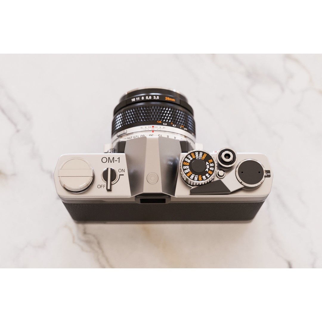 Vintage Full-Frame Camera 3D Model – High-Quality Retro Asset, FBX, Blender - View 7