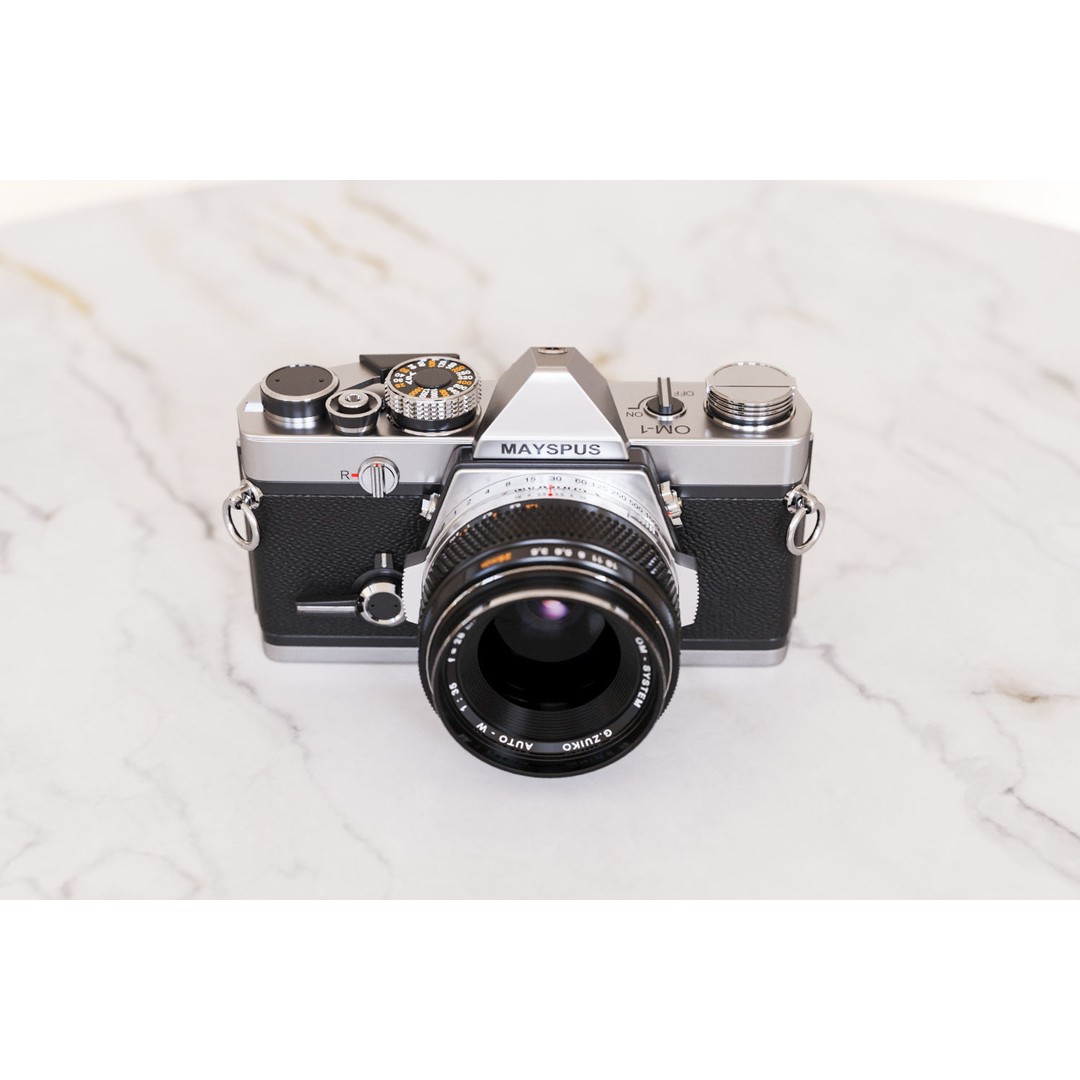 Vintage Full-Frame Camera 3D Model – High-Quality Retro Asset, FBX, Blender - View 8