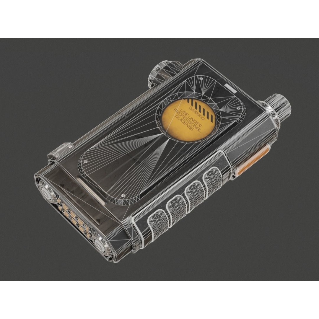 Sci-fi Controller 3D Model – Low Poly PBR Game Asset, FBX