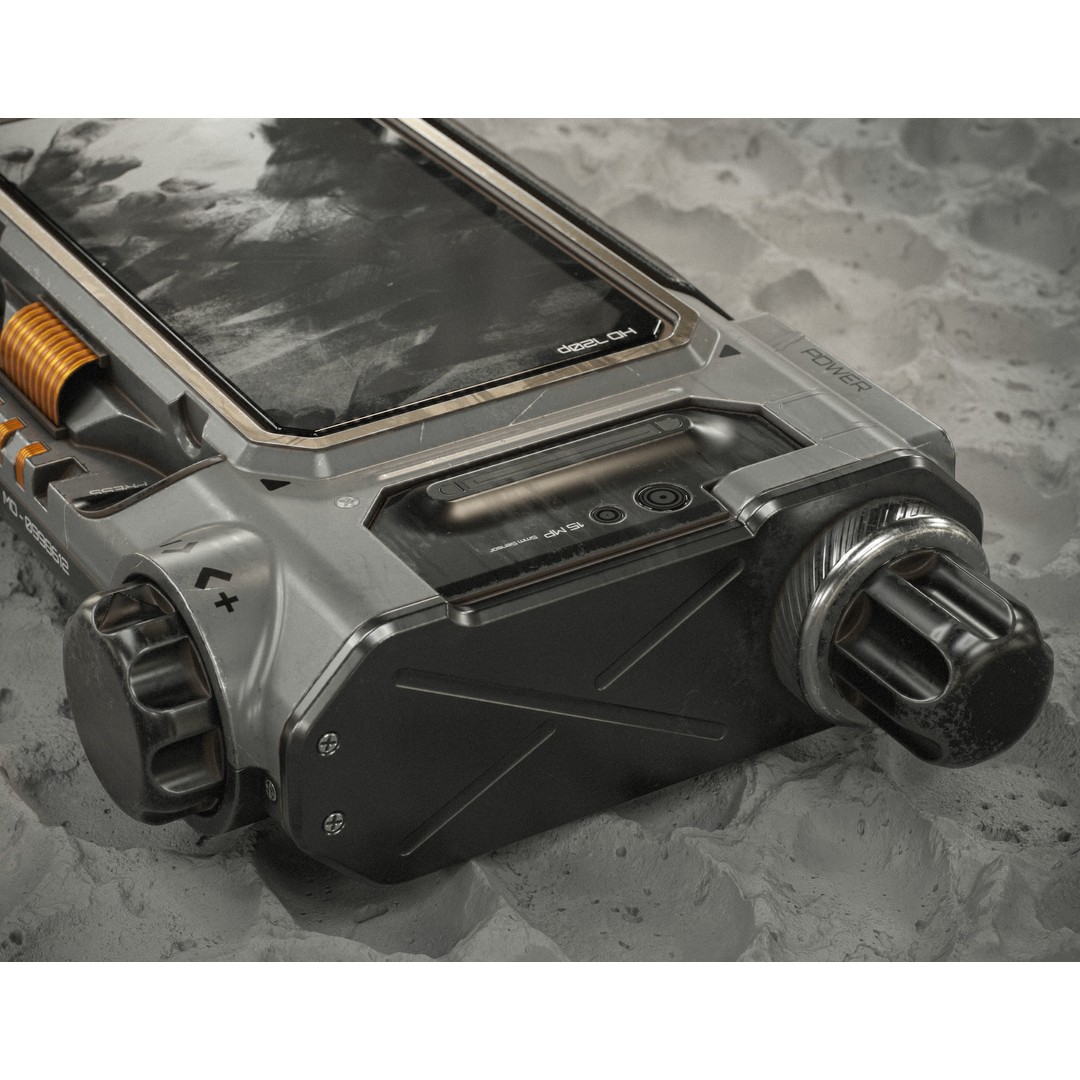 Sci-fi Controller 3D Model – Low Poly PBR Game Asset, FBX - View 10