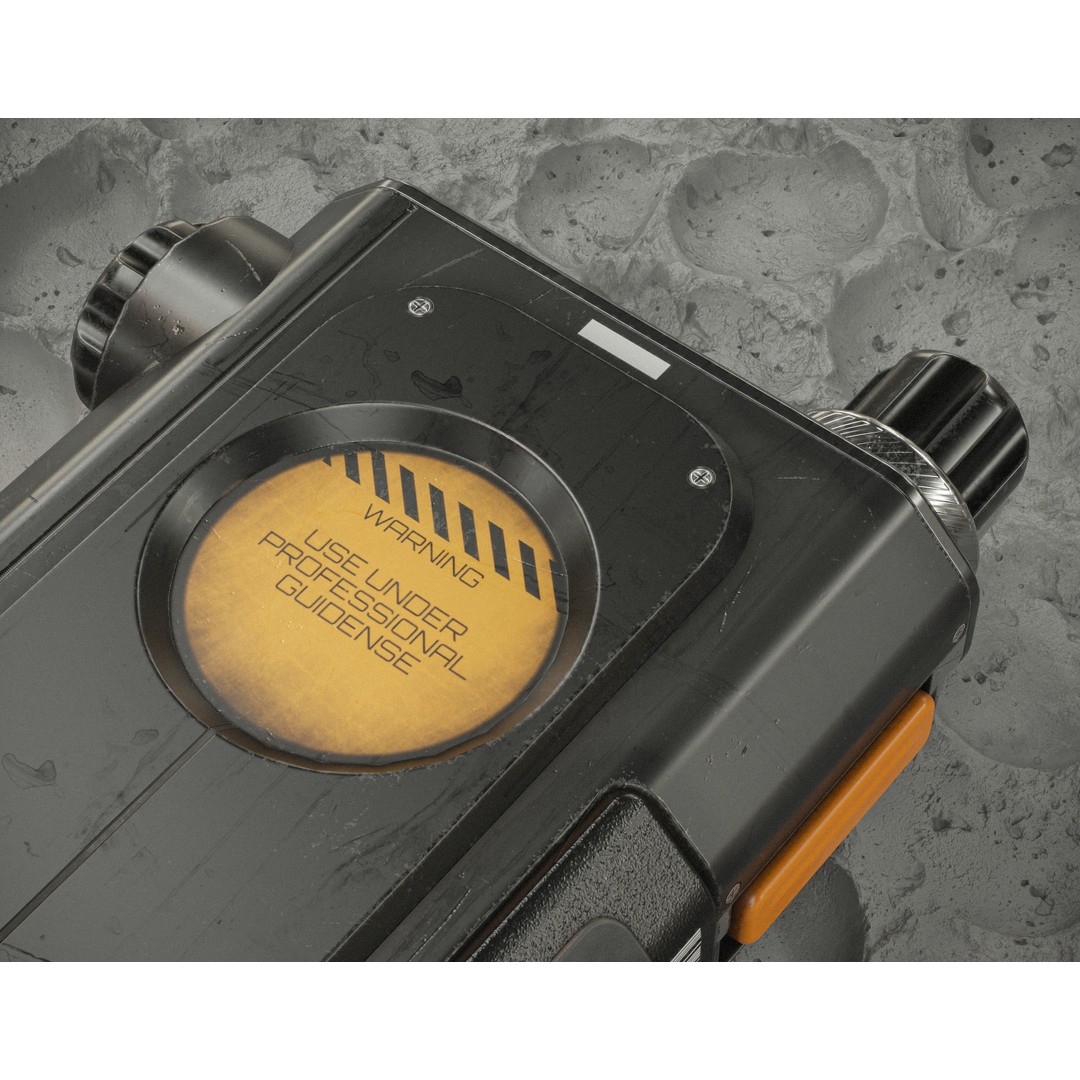 Sci-fi Controller 3D Model – Low Poly PBR Game Asset, FBX - View 11