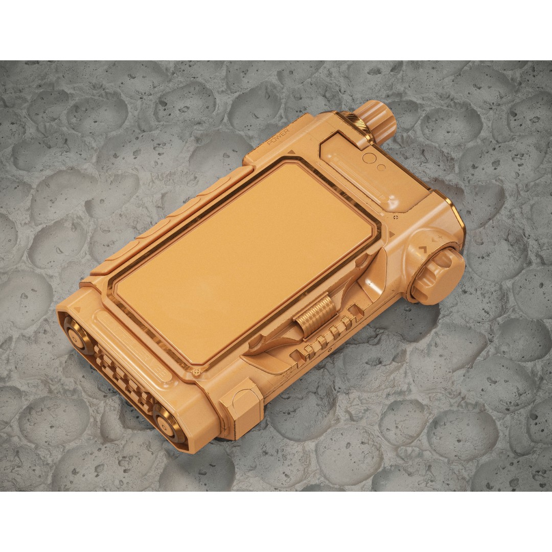 Sci-fi Controller 3D Model – Low Poly PBR Game Asset, FBX - View 12