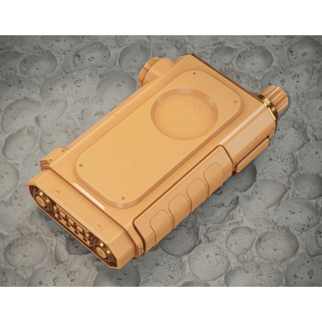 Sci-fi Controller 3D Model – Low Poly PBR Game Asset, FBX - View 13