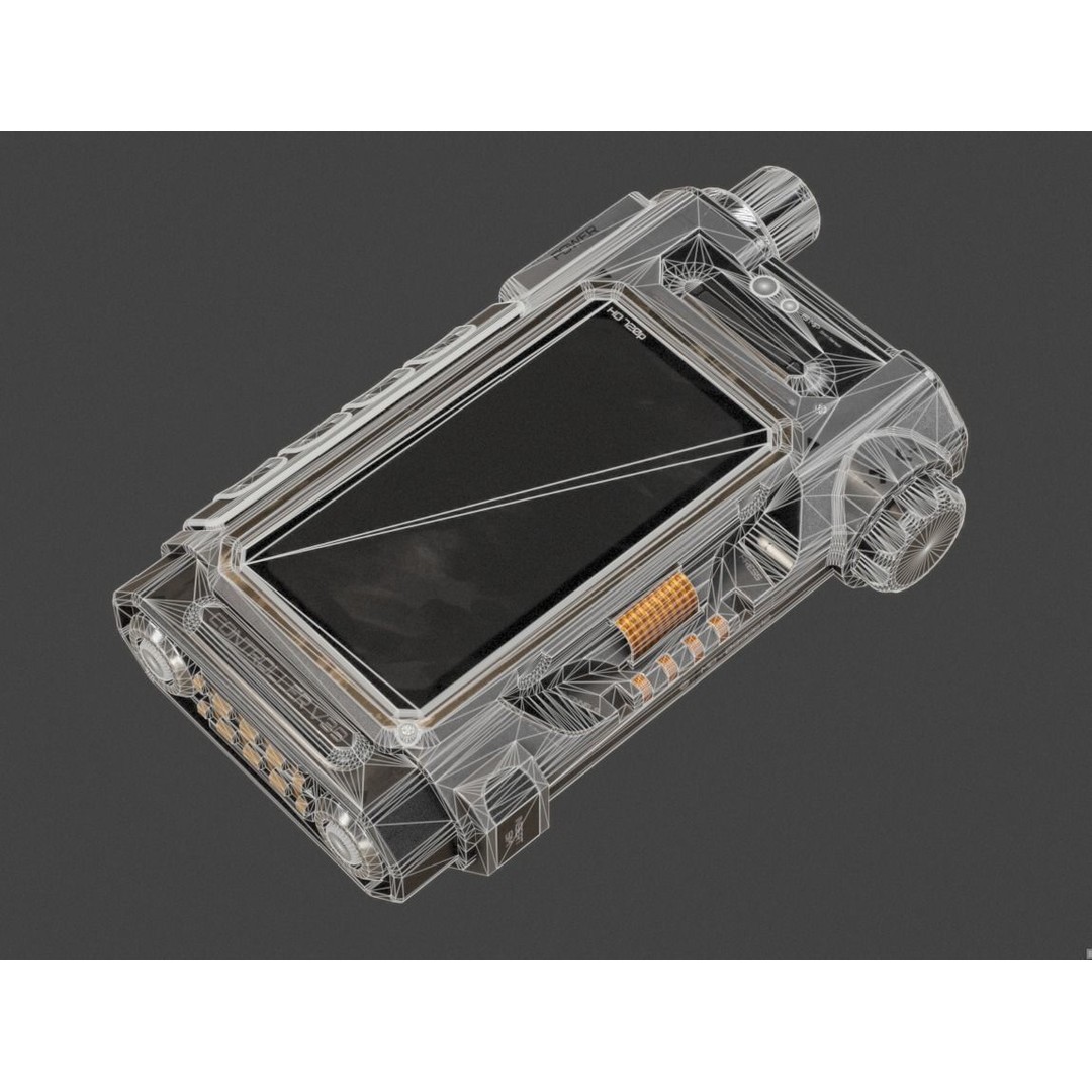 Sci-fi Controller 3D Model – Low Poly PBR Game Asset, FBX - View 14