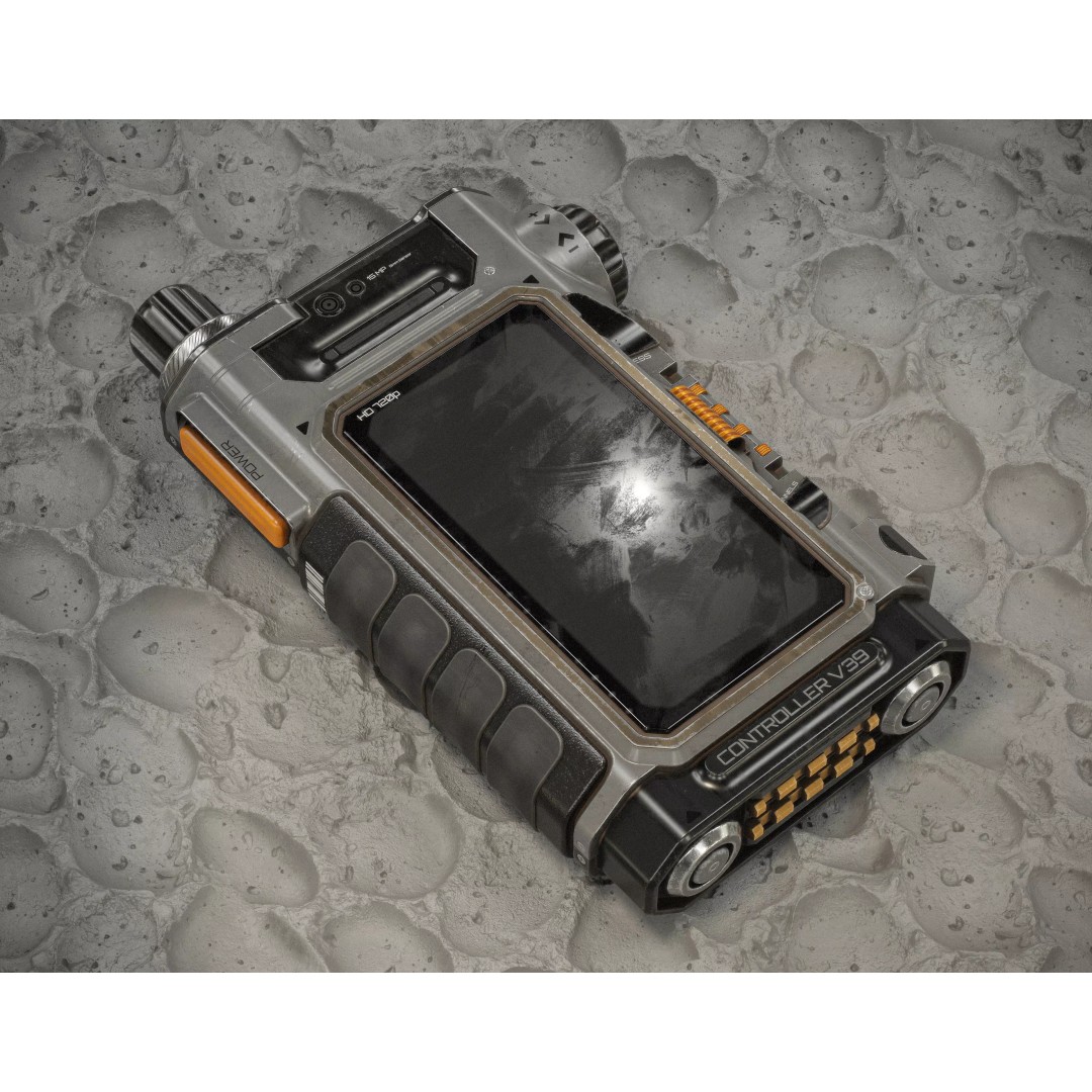 Sci-fi Controller 3D Model – Low Poly PBR Game Asset, FBX - View 2