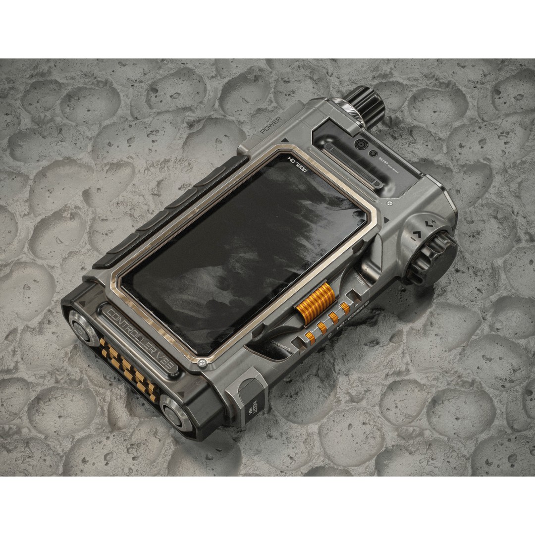 Sci-fi Controller 3D Model – Low Poly PBR Game Asset, FBX - View 3