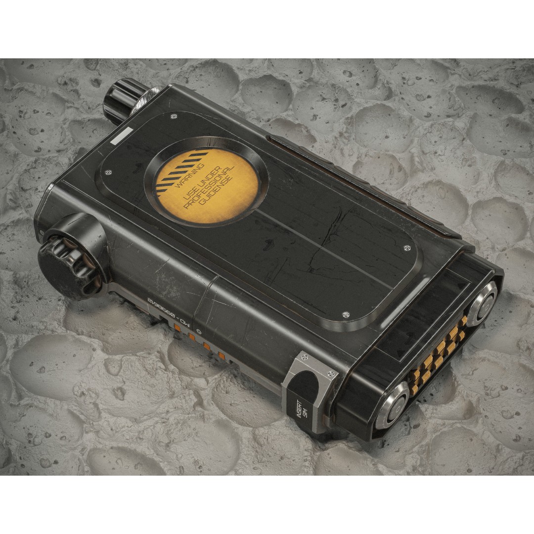 Sci-fi Controller 3D Model – Low Poly PBR Game Asset, FBX - View 4