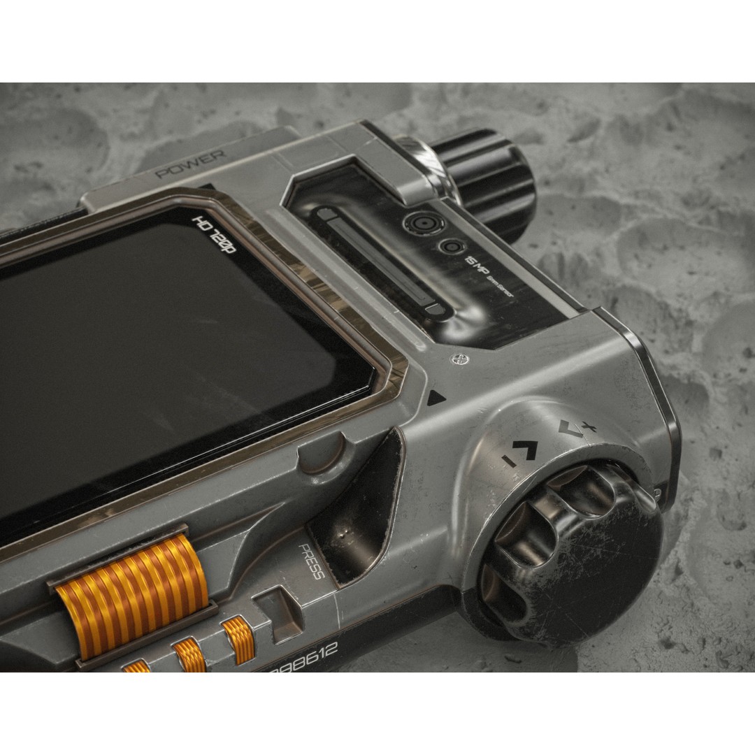 Sci-fi Controller 3D Model – Low Poly PBR Game Asset, FBX - View 6